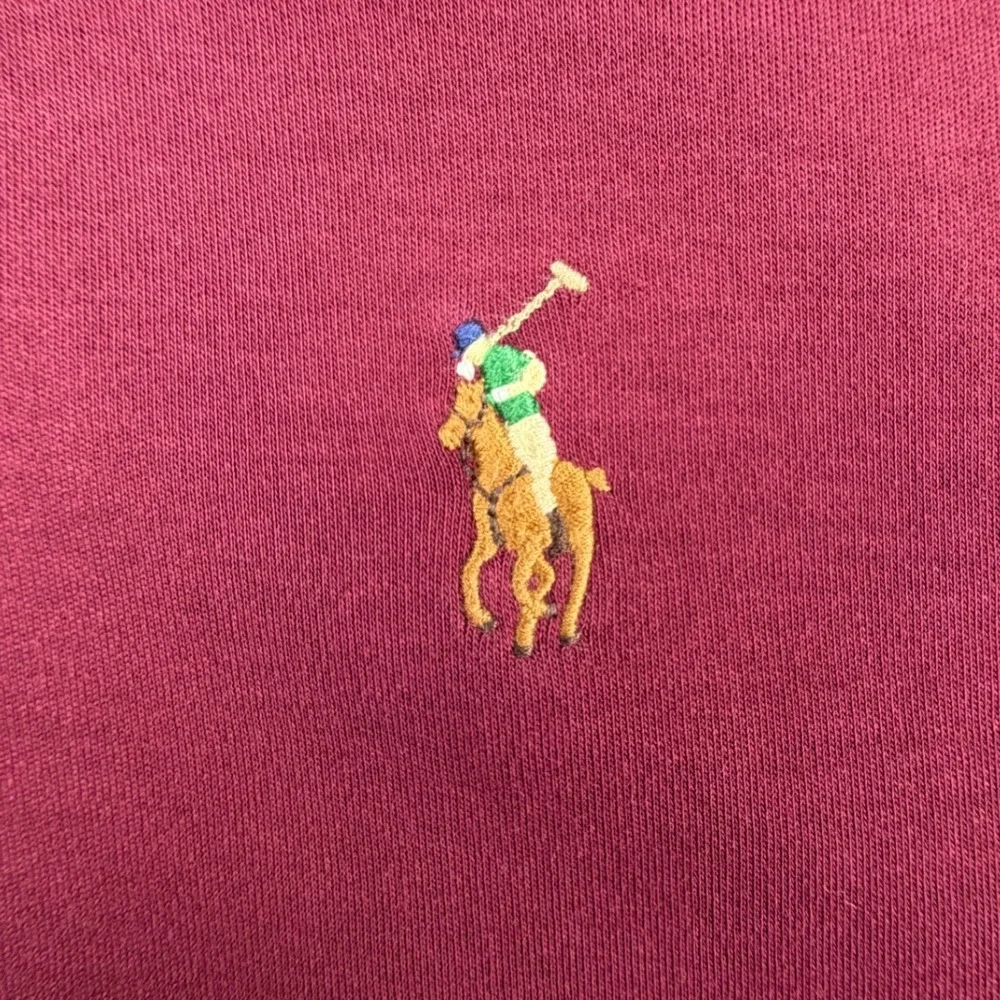 Polo Ralph Lauren Mens XL Classic Fit Short Sleeve Polo Shirt Burgundy Maroon